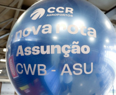 Primeiro voo direto do Paraguai desembarca lotado no Aeroporto Afonso Pena
