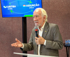 Primeiro voo direto do Paraguai desembarca lotado no Aeroporto Afonso Pena