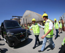 visita às obras do Moegão