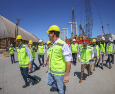 visita às obras do Moegão