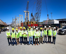 visita às obras do Moegão