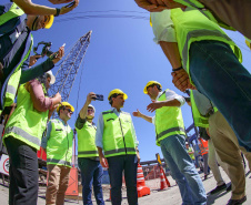 visita às obras do Moegão