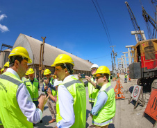 visita às obras do Moegão