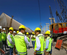 visita às obras do Moegão