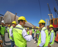 visita às obras do Moegão