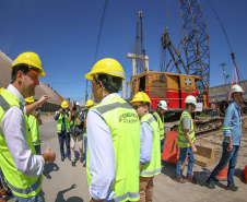 visita às obras do Moegão