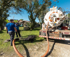 -Sanepar intensifica trabalho de inspeção e vistorias do sistema de esgoto do litoral