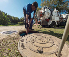 -Sanepar intensifica trabalho de inspeção e vistorias do sistema de esgoto do litoral