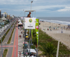 Plataforma de Observação Elevada (POE) utilizada no Verão Maior Paraná 