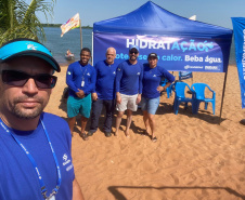 Sanepar leva projeto HidratAção, de distribuição de copos de água, para o Noroeste