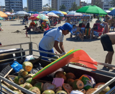 Sanepar recolhe mais de 48 toneladas de lixo no litoral do Estado em apenas 6 dias