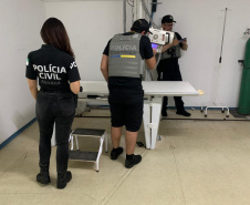 PCPR recupera máquina de Raio-X desviada de hospital em Matinhos