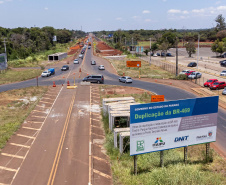 Duplicação da Rodovia das Cataratas chega a 42,4% com serviços em todo o trecho