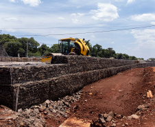 Duplicação da Rodovia das Cataratas chega a 42,4% com serviços em todo o trecho