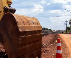 Duplicação da Rodovia das Cataratas chega a 42,4% com serviços em todo o trecho