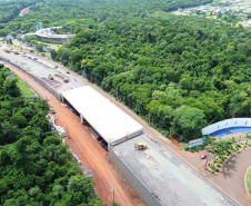 duplicação da BR-469 (Rodovia das Cataratas) em Foz do Iguaçu.