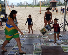 Ações de educação ambiental impactaram mais de 1,6 mil pessoas até o momento durante o Verão Maior Paraná.