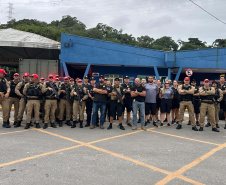PCPR Operação Integrada reforça segurança na travessia de Guaratuba