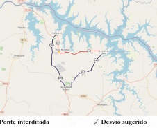 Ponte em rodovia entre Primeiro de Maio e Alvorada do Sul vai ser interditada para reforma