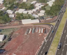 projeto da duplicação da PRC-466 entre Turvo e Pitanga.