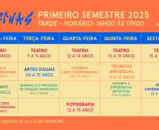  Centro Juvenil de Artes Plásticas anuncia data de inscrições para oficinas gratuitas do primeiro semestre