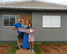 COHAPAR - Fotos das casas entregues em Sta Cruz de Monte Castelo 