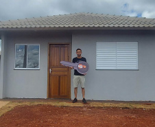 COHAPAR - Fotos das casas entregues em Sta Cruz de Monte Castelo 