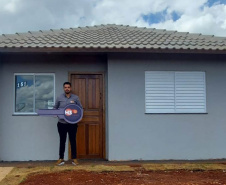 COHAPAR - Fotos das casas entregues em Sta Cruz de Monte Castelo 