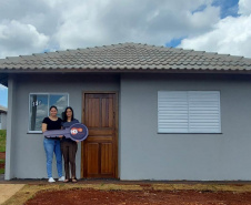 COHAPAR - Fotos das casas entregues em Sta Cruz de Monte Castelo 