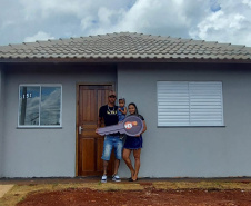 COHAPAR - Fotos das casas entregues em Sta Cruz de Monte Castelo 