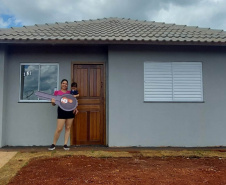 COHAPAR - Fotos das casas entregues em Sta Cruz de Monte Castelo 