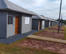COHAPAR - Fotos das casas entregues em Sta Cruz de Monte Castelo 