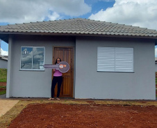 COHAPAR - Fotos das casas entregues em Sta Cruz de Monte Castelo 