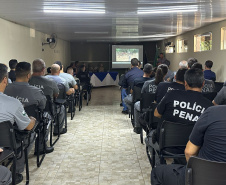 olícia Penal do Paraná inaugura novos estandes de tiro e reforça capacitação de policiais penais em Piraquara