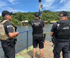 PCPR Operação Integrada reforça segurança na travessia de Guaratuba