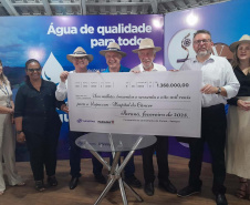 Sanepar repassa recursos e recebe reconhecimento da Uopeccan 