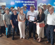 Sanepar repassa recursos e recebe reconhecimento da Uopeccan 