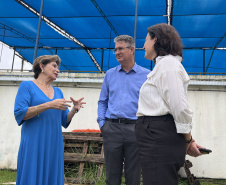 SANEPAR PREFEITA VISITA ESTAÇÃO TRATAMENTO ÁGUA