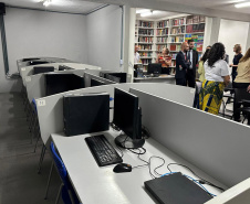 Ampliação de espaço educacional garante estudo e reintegração social a custodiados na PCE-US, em Piraquara