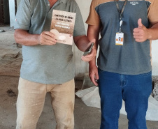 Em ação voluntária, copelianos que atuam na regional Centro Sul, orientaram centenas de pessoas, entre crianças, jovens e adultos, sobre cuidados com a rede elétrica, com palestras e visitas de campo, nas cidades de Rio Azul (foto) e Arapoti