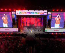 Show de Thiago Carvalho, em Pontal do Paraná