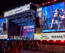 Show de Thiago Carvalho, em Pontal do Paraná