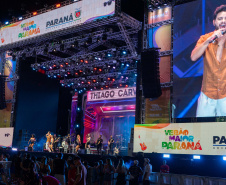 Show de Thiago Carvalho, em Pontal do Paraná