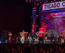 Show de Thiago Carvalho, em Pontal do Paraná