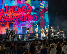 Show de Thiago Carvalho, em Pontal do Paraná
