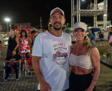 Show de Thiago Carvalho, em Pontal do Paraná