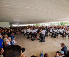 MON ficou lotado para celebrar a genialidade de Mozart com a Orquestra Sinfônica do Paraná, sob a regência do maestro Roberto Tibiriçá e a participação especial da soprano Marília Vargas.