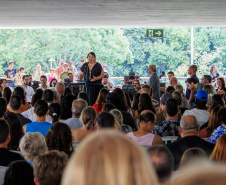 MON ficou lotado para celebrar a genialidade de Mozart com a Orquestra Sinfônica do Paraná, sob a regência do maestro Roberto Tibiriçá e a participação especial da soprano Marília Vargas.