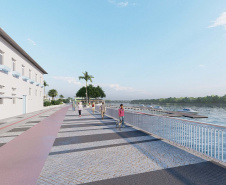 Projeto da orla de Paranaguá