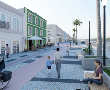 Projeto da orla de Paranaguá